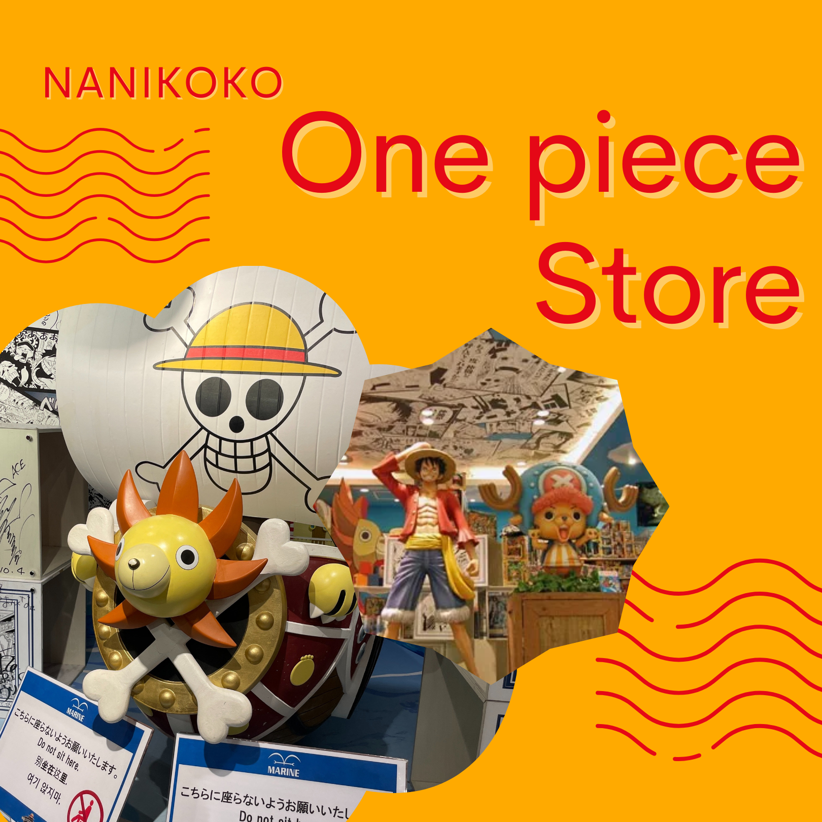 One Piece mugiwara store in shibuya -A must-see for anime