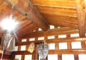 Attic before demolition "Traditional Japanese house" kominka