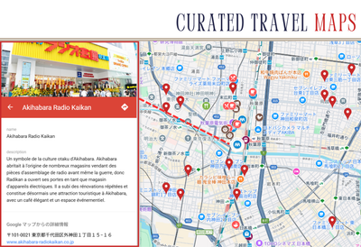 Tokyo Otaku & Heritage Walk -Akihabara/Kanda/Nihonbashi (Travel Map+Concierge Support) Map_en