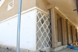 Exterior 1st floor storehouse entrance "Traditional Japanese house" kominka