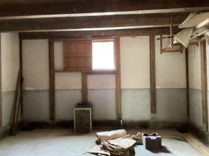 First floor interior, south side of the warehouse "Traditional Japanese house" kominka