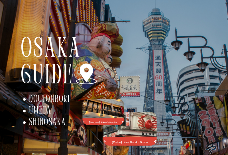Cargue la imagen en el visor de la galería, Osaka Travel Guide -Dotonbori/ Umeda/ Shin-Osaka (Chat Support+Reservation Assistance) NANIKOKO_en