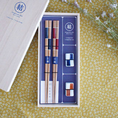 Mino Ware 市松美琴 -Ichimatsu Mitsumoto chopstick set  （美濃焼-Mino Ware）, NANIKOKO