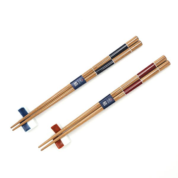 Load image into Gallery viewer, Mino Ware 市松美琴 -Ichimatsu Mitsumoto chopstick set  （美濃焼-Mino Ware）, chopsticks, NANIKOKO
