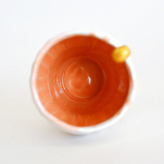 Tasse de couleur or doux Mino Ware (美濃焼 -Mino Ware)