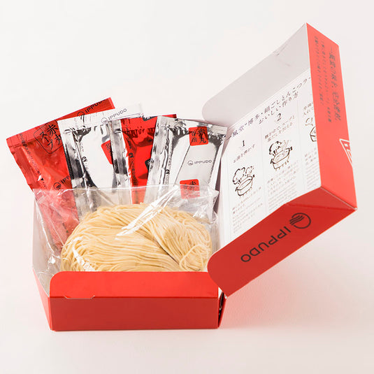 Ippudo Popular Ramen Gift Akamaru, contents of box, NANIKOKO