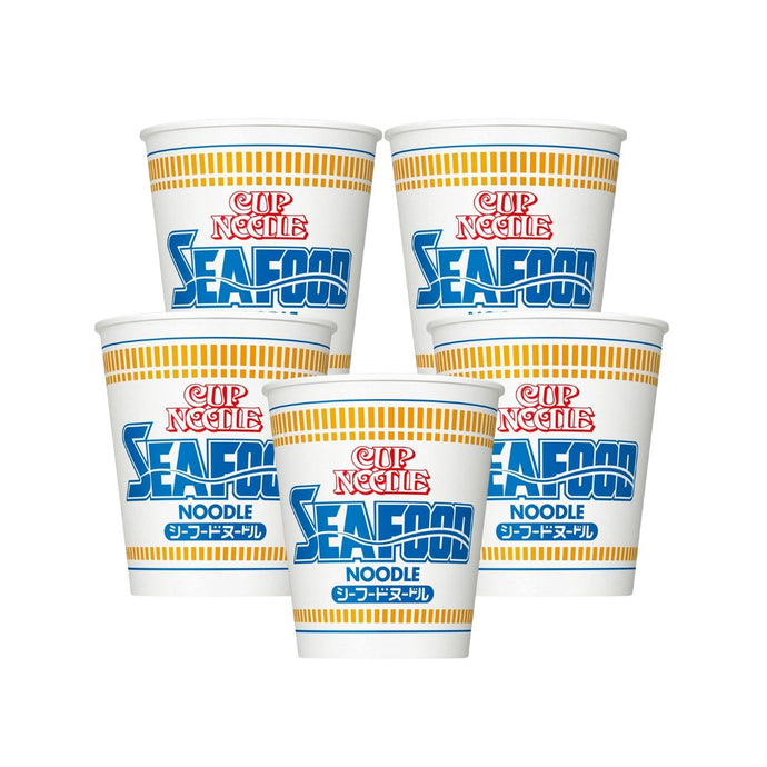 Nissin Food Cup Noodle SeaFood 5 set, NANIKOKO