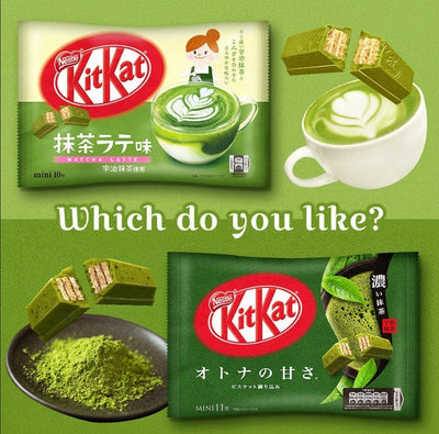 Nestle KitKat Matcha of 2 types , NANIKOKO