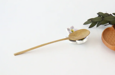 Hasami Ware Chopstick Rest Porcelain Bellflower (波佐見焼 -Hasami Ware), Spoon, NANIKO