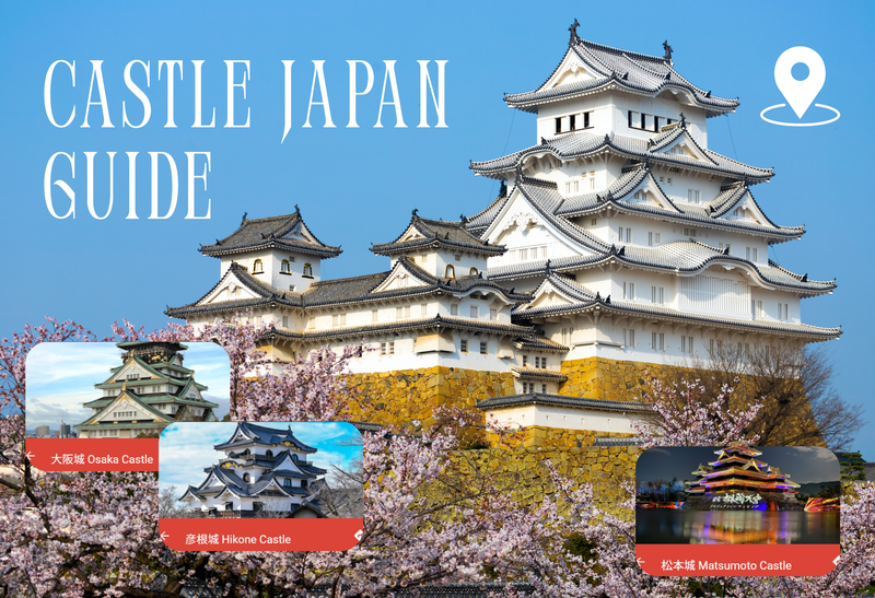 Cargue la imagen en el visor de la galería, Japanese Castle Guide (Travel Map+Concierge Support) NANIKOKO_en
