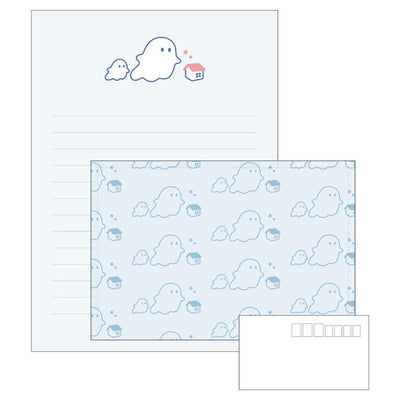 NANIKOKO blue obake writing paper