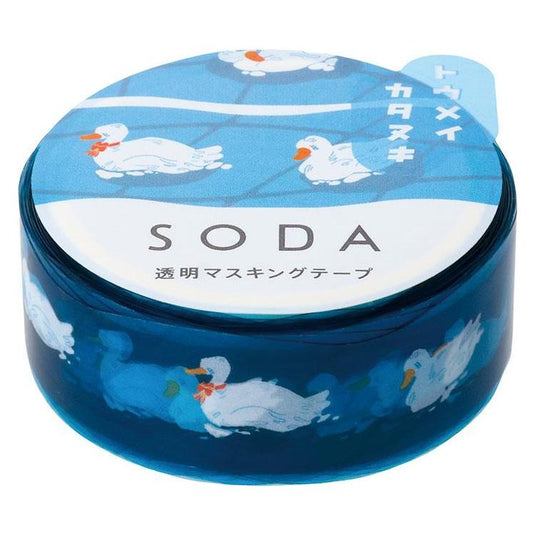 SODA transparent Masking tape Stationary NANIKOKO