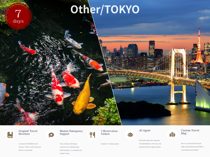 Load image into Gallery viewer, 【~7 Days】 Travel Concierge -AI Ticket Plan- 2areas AI support, Reservation tickets, Custom map
