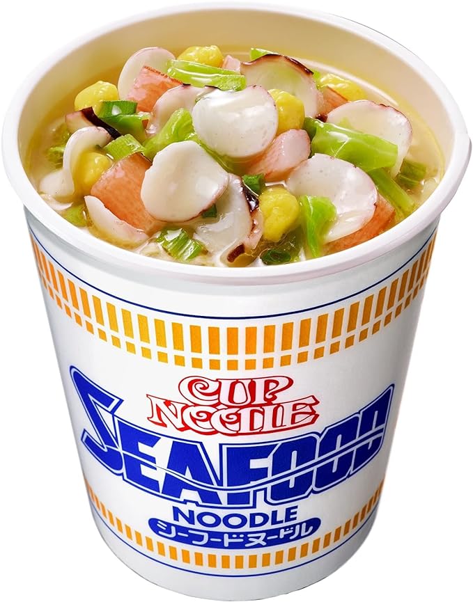 Carregue imagem no visualizador da galeriaNissin Food Cup Noodle SeaFood visual, NANIKOKO
