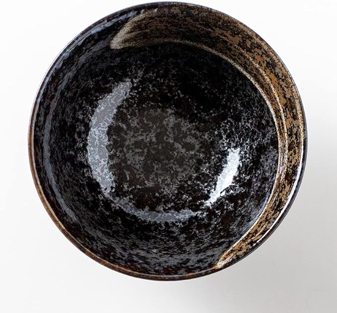 Chargez l&#39;image dans la visionneuse de la galerie, Mino Ware Meishi Bowl 明世荒刷毛(Akeyoarabake),up, NANIKOKO
