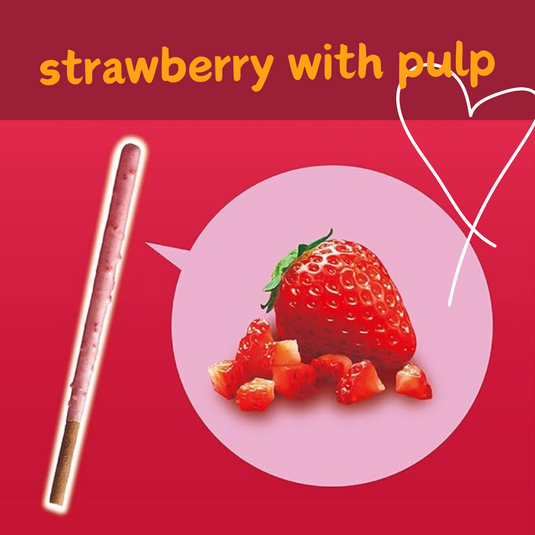 strawberry pocky with pulp, NANIKOKO